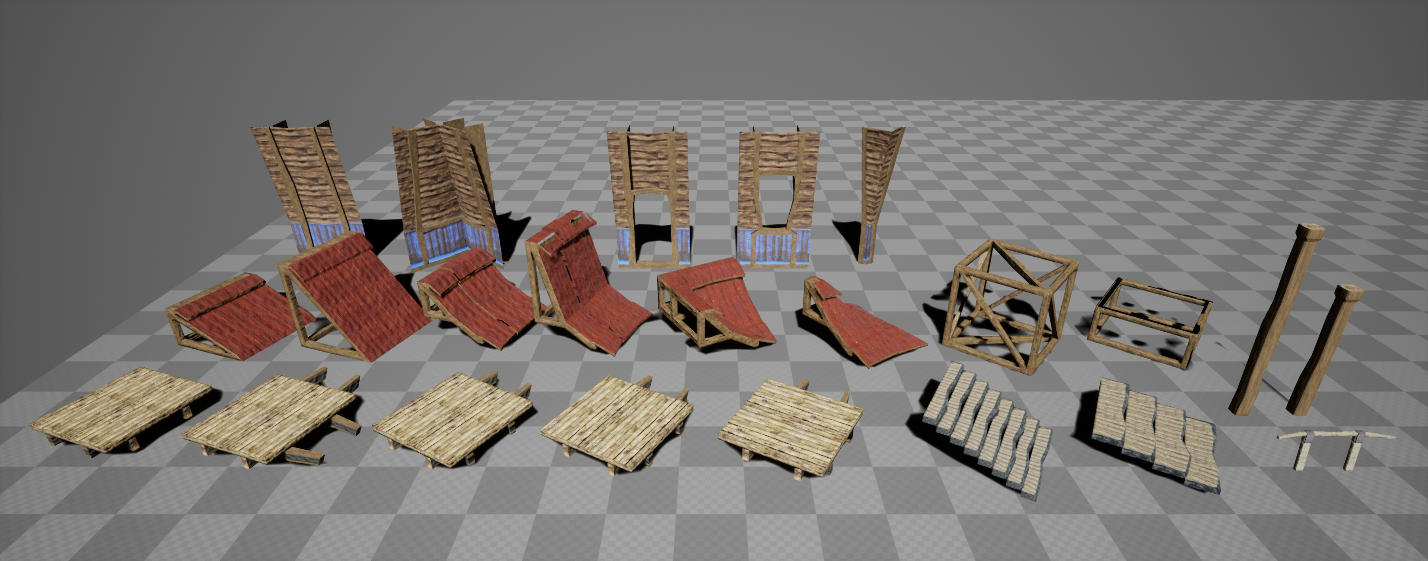 Canyon Town Architecture Assets