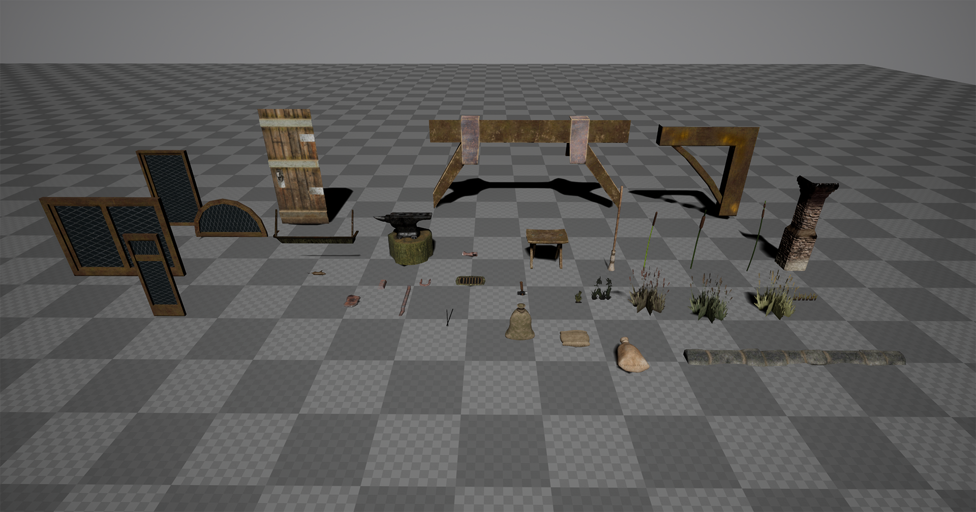 The asset library used to add detail, life, and tell the story within the environment