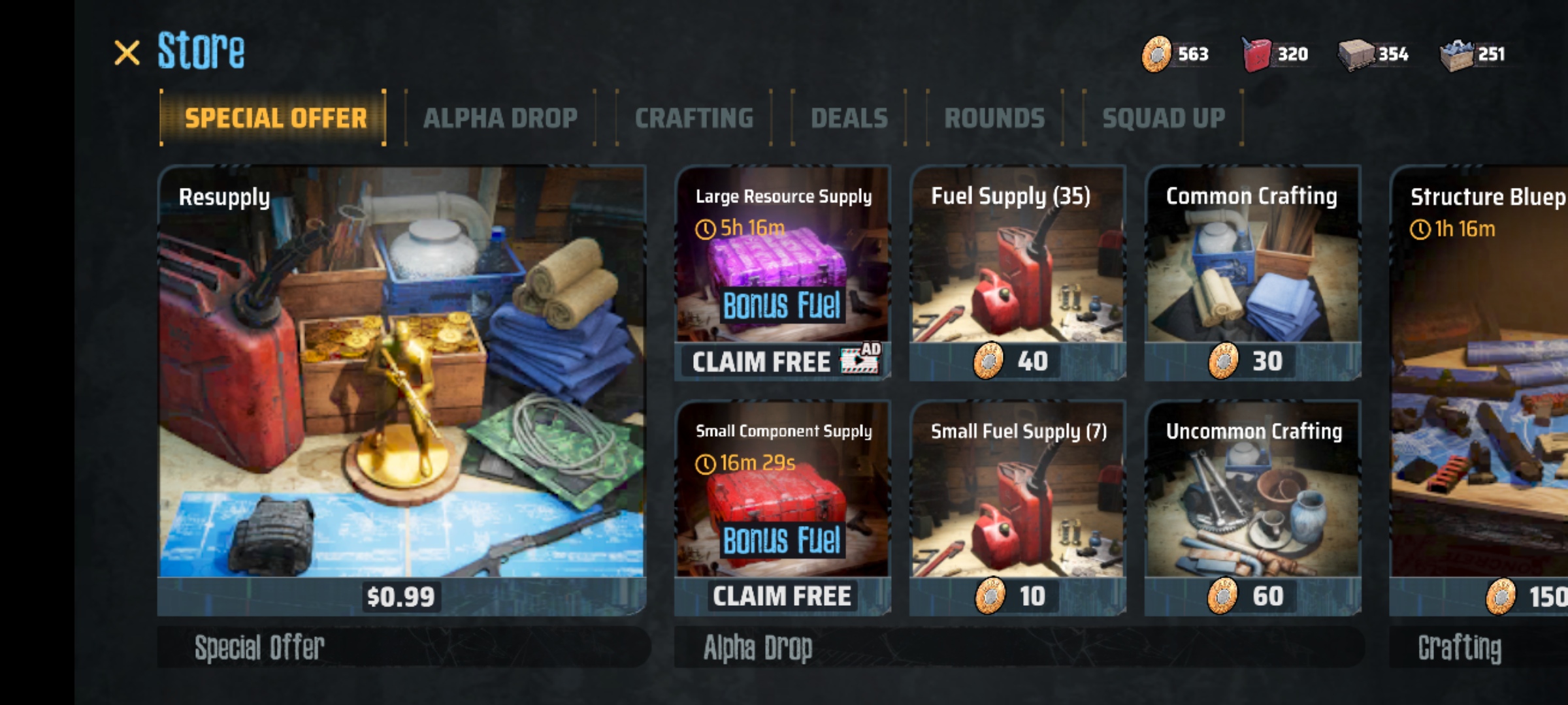 A Screenshot of the game MadWorld showing the store screen