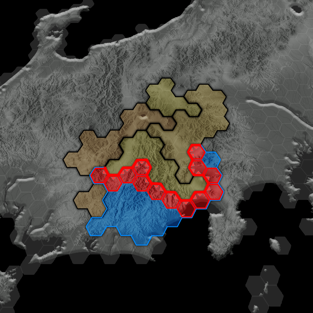 A sketch of MadWorld's War system showing the player's clan losing a war