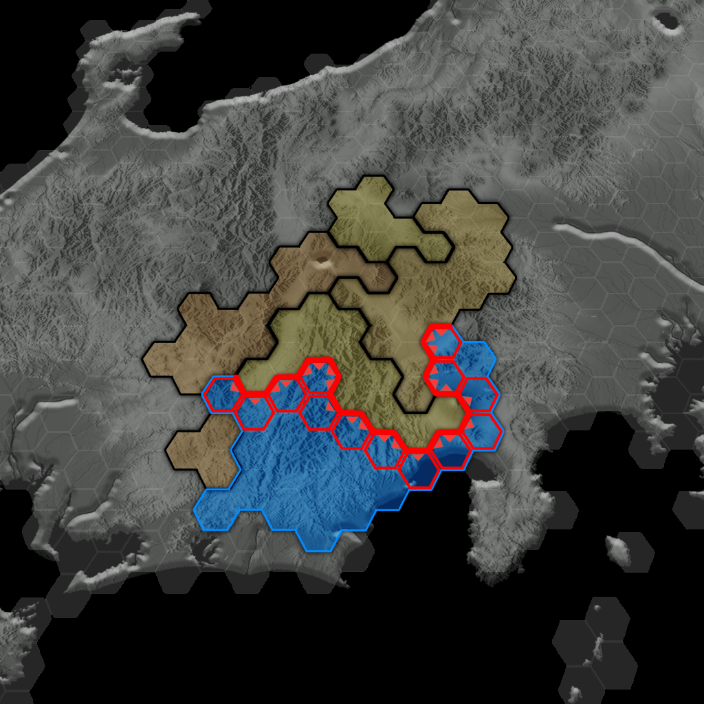 A sketch of MadWorld's War system showing the player's clan winning a war