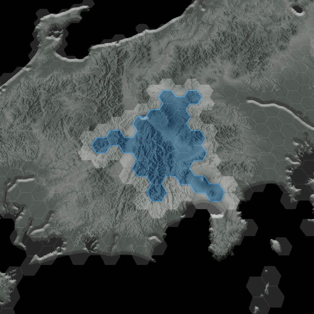 A sketch of MadWorld's War system showing the player's clan able to claim territory