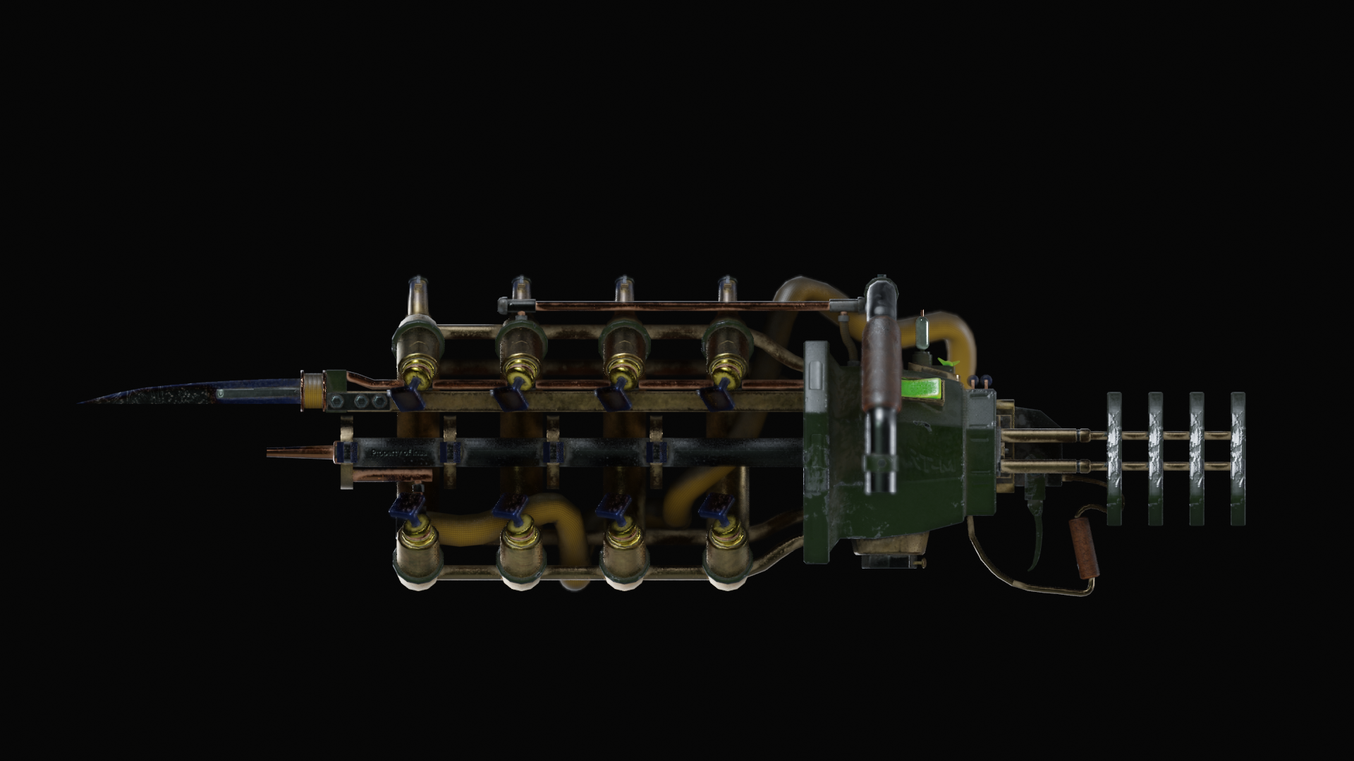 A Blender render of an experimental scientific tool