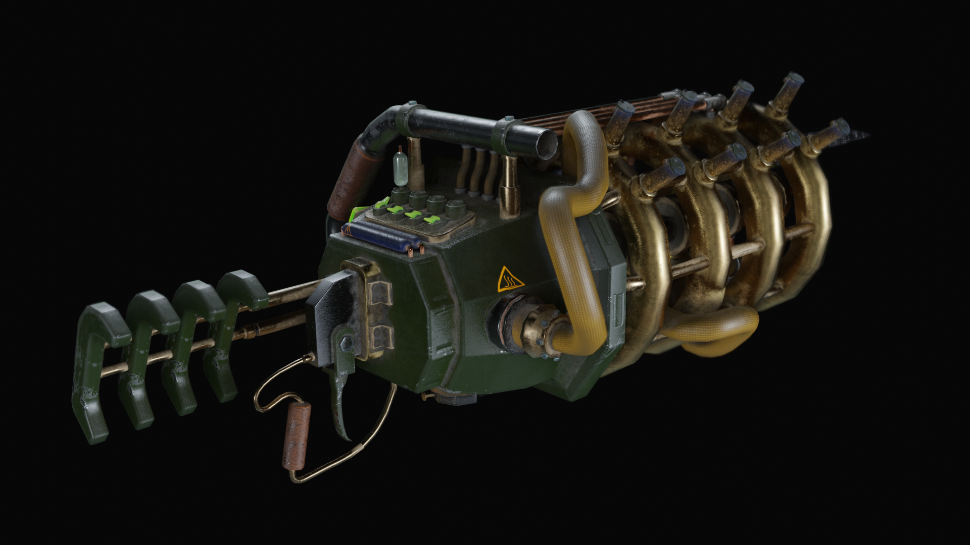A Blender render of an experimental scientific tool