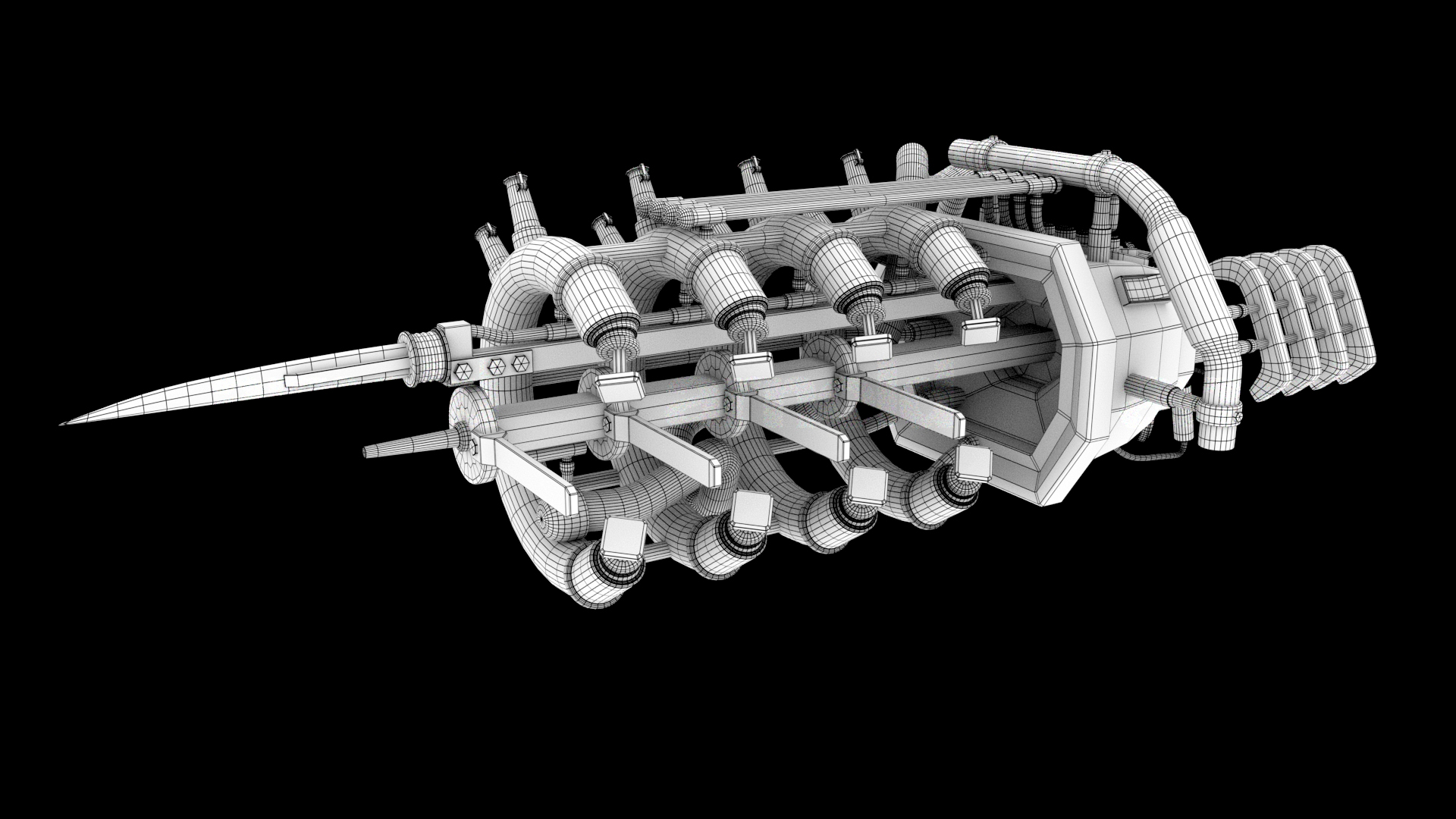 A Blender render of an experimental scientific tool