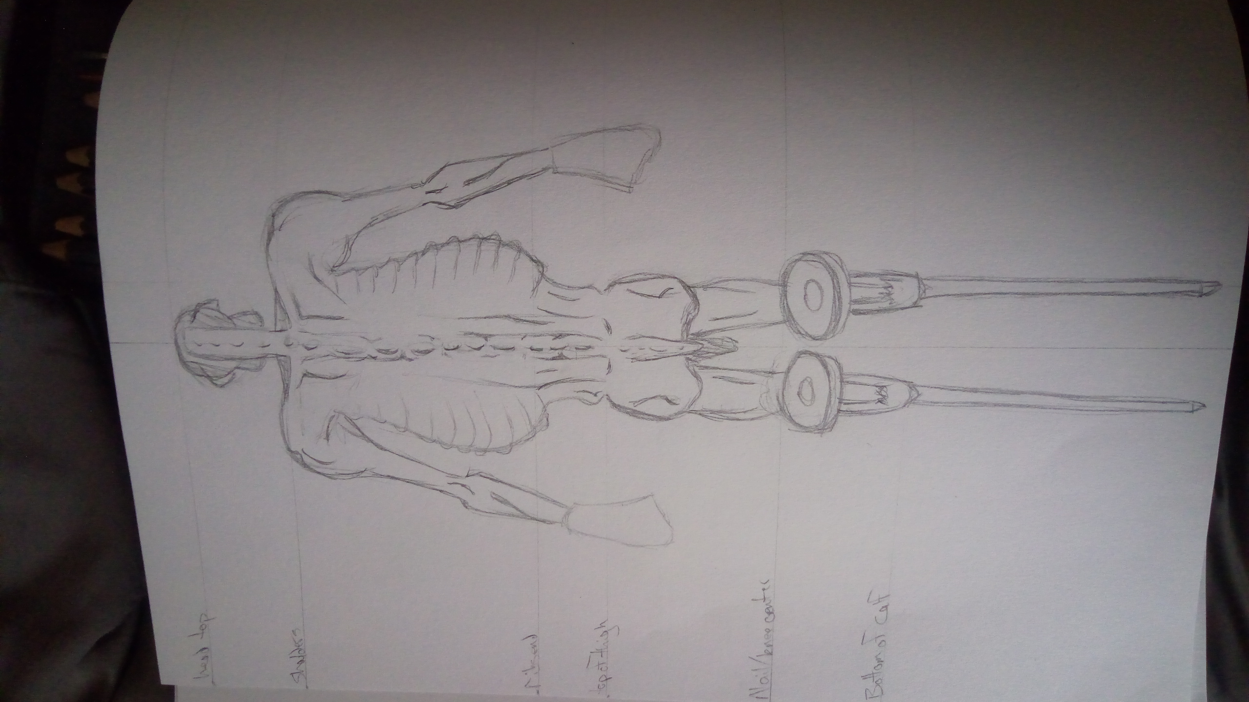 War Torch Back Sketch